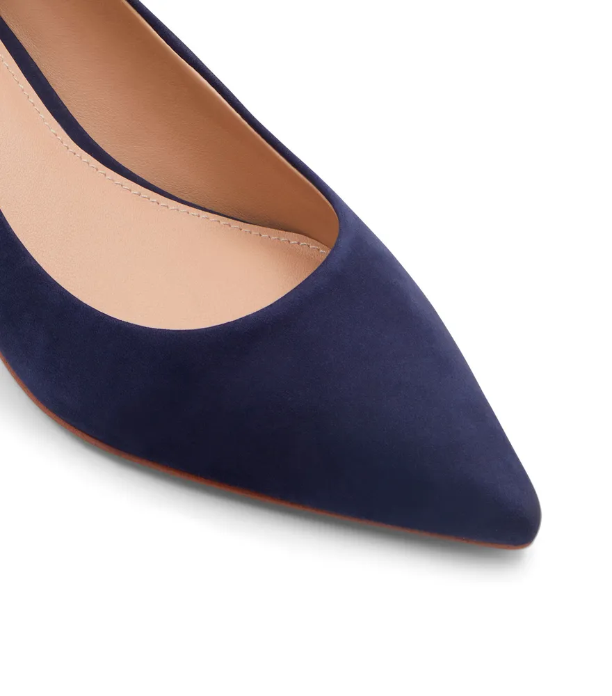 Zapatos azul marino mujer tacon 2025 ancho